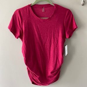 Stitch Fix Beyond the Bump Yoga Ruched Maternity Tee Small